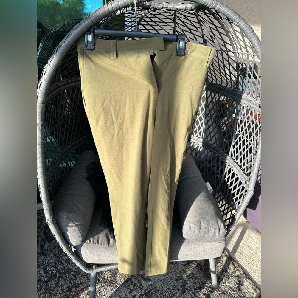 Simply Styled by Sears Army Green Straight Leg pants size L